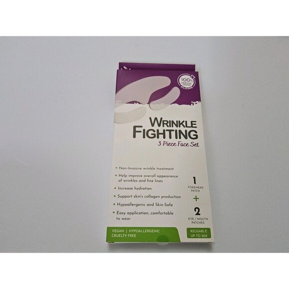 Truly Clear Wrinkle Fighting 3 Piece Face Set Forehead Eye Mouth - Picture 2 of 4
